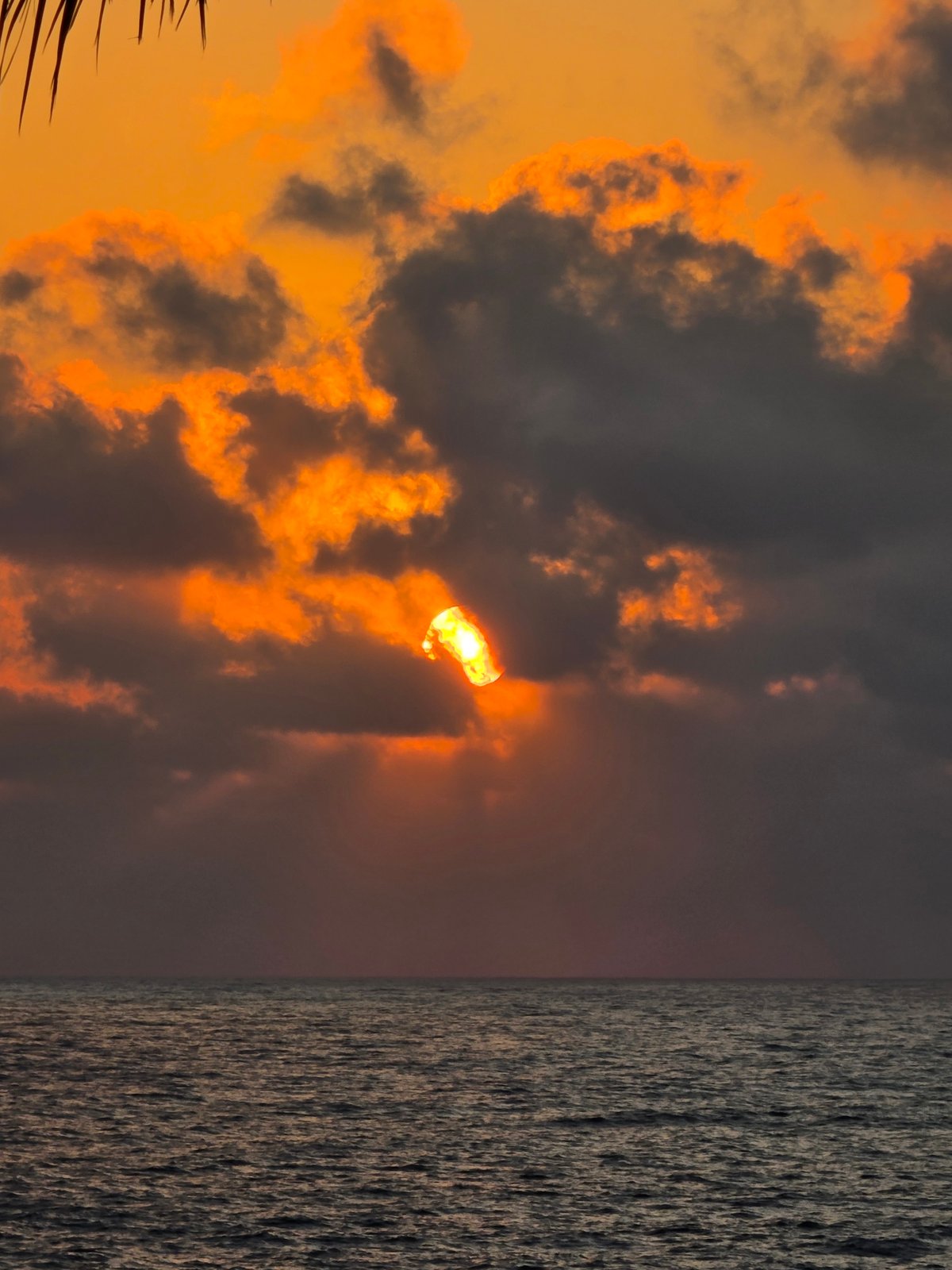 Golden hour at a Cyprus coastal resort, sunset over the Med