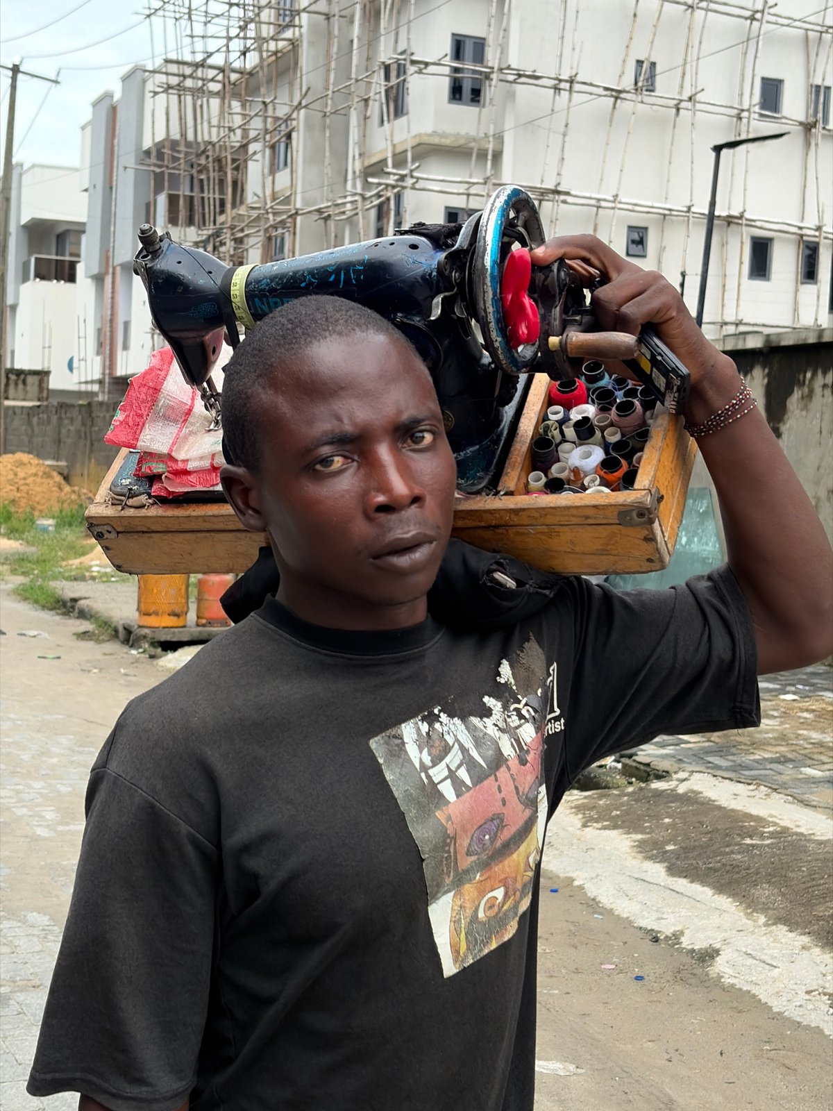 Everyday street and market activity in Igboefon, Nigeria