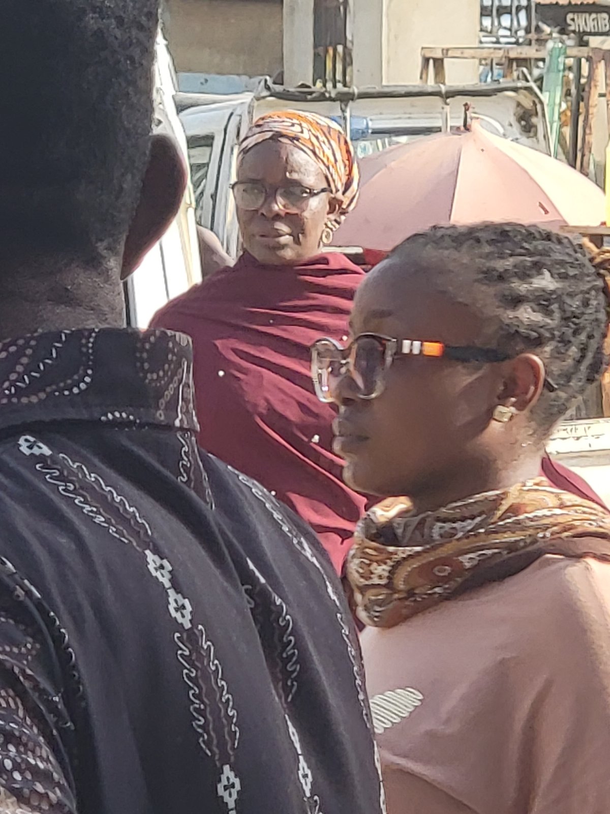 Afternoon street life documented in Maiburiji, Nigeria marketplace