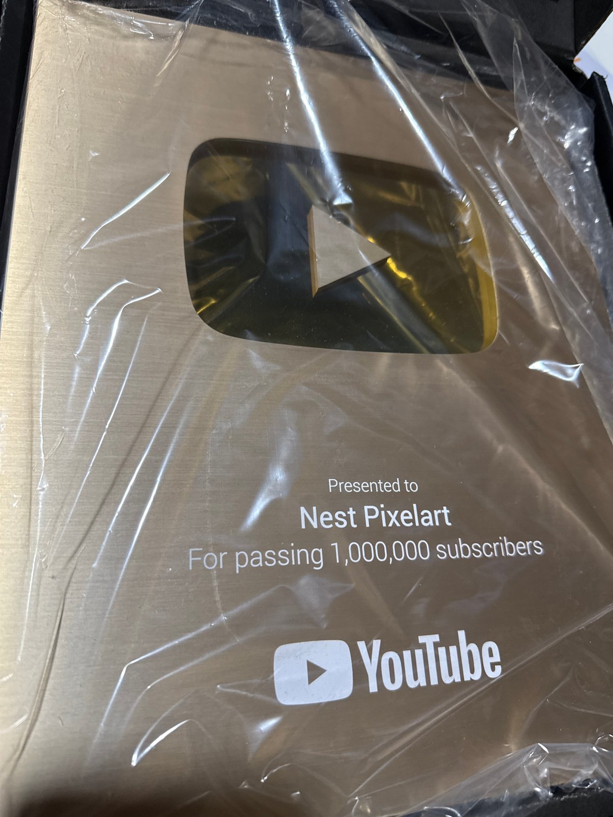 YouTube creator celebrates million subscribers with pixel art showcase
