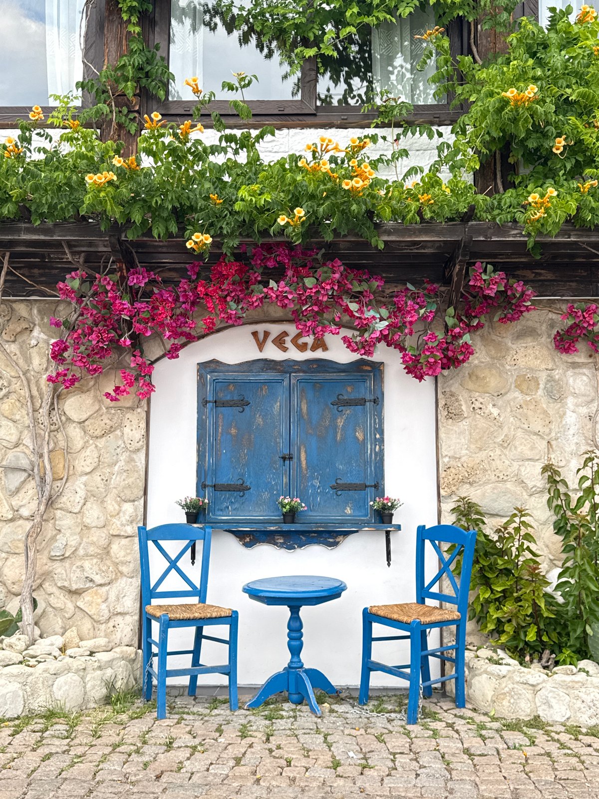 Quiet morning details from Nesebar's old town streets