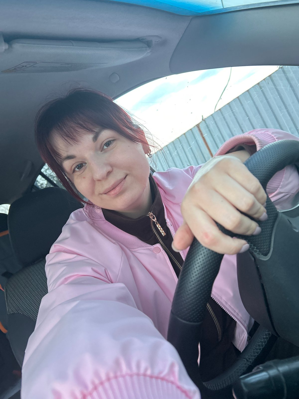 Woman documents afternoon drive through Фоки, Russia capturing church and landscapes