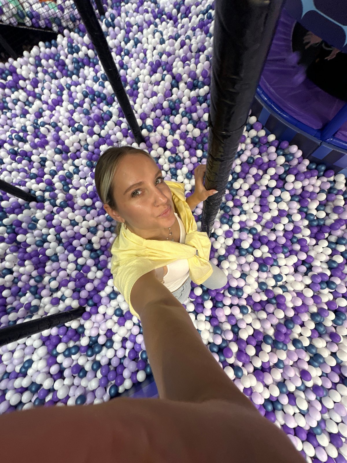 Indoor play area in Saint Petersburg, ball pits and slides
