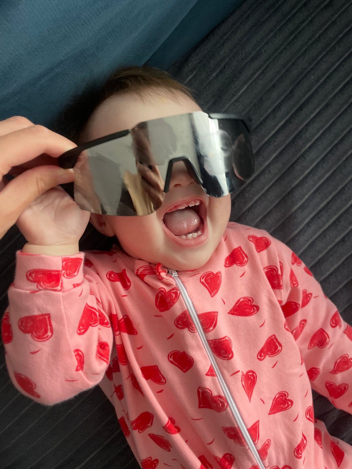 Family moments documented in Russian home during morning playtime