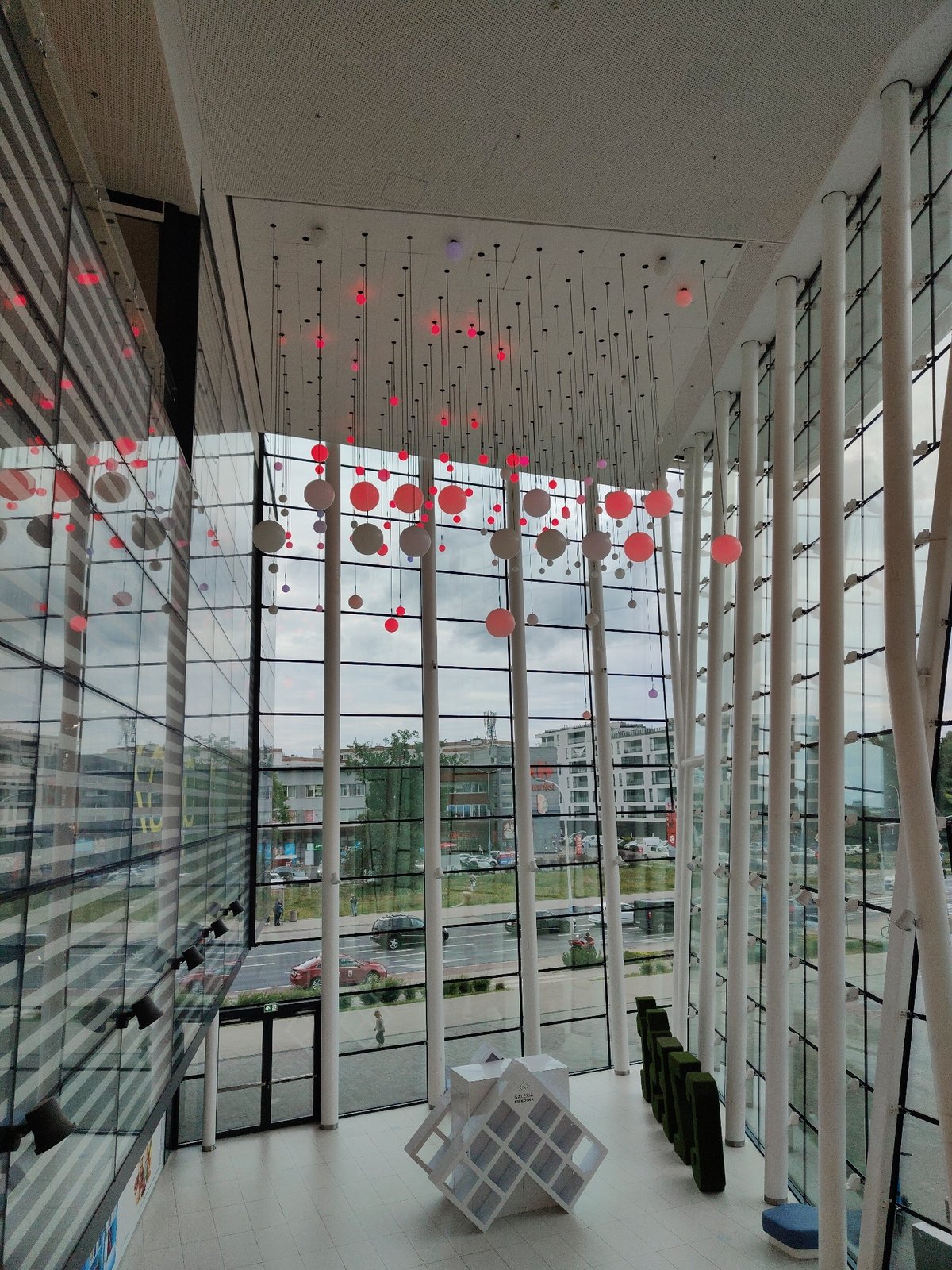 Afternoon browse through a modern Warsaw shopping mall