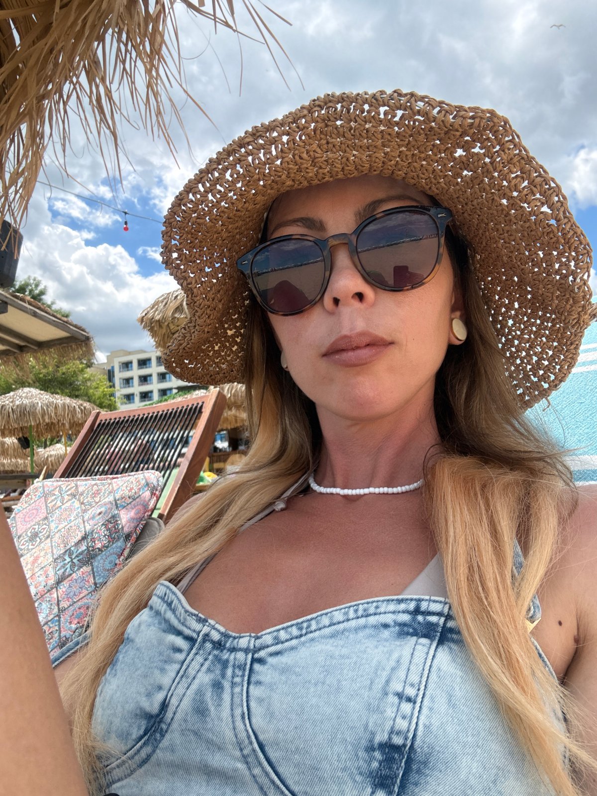 Beach day at Nesebar resort with drinks and lounging
