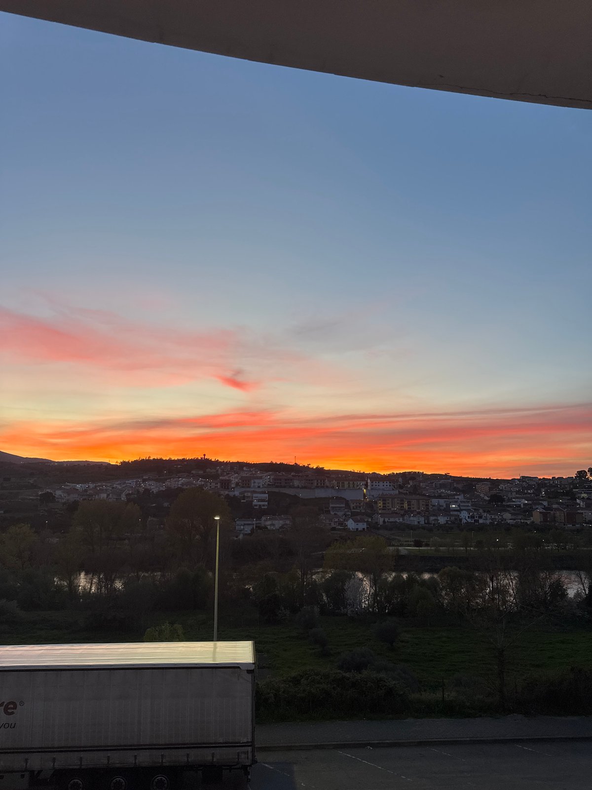 Evening sunset and gaming scenes documented in Mirandela Portugal