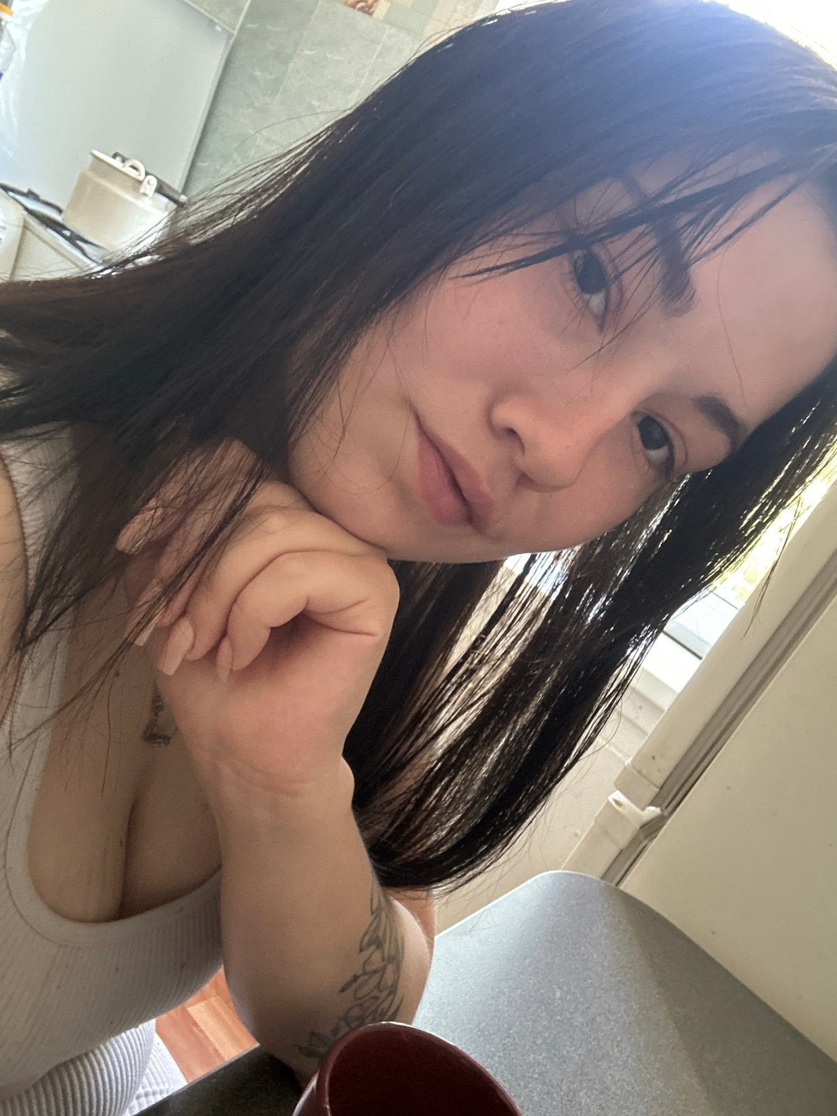 Morning selfies and nature photography documented in Chaikovsky