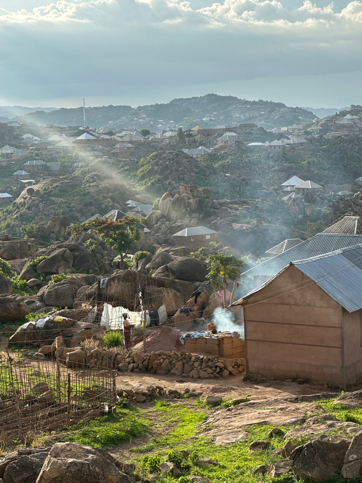 Sunset photographs document rocky residential landscape of Jos, Nigeria