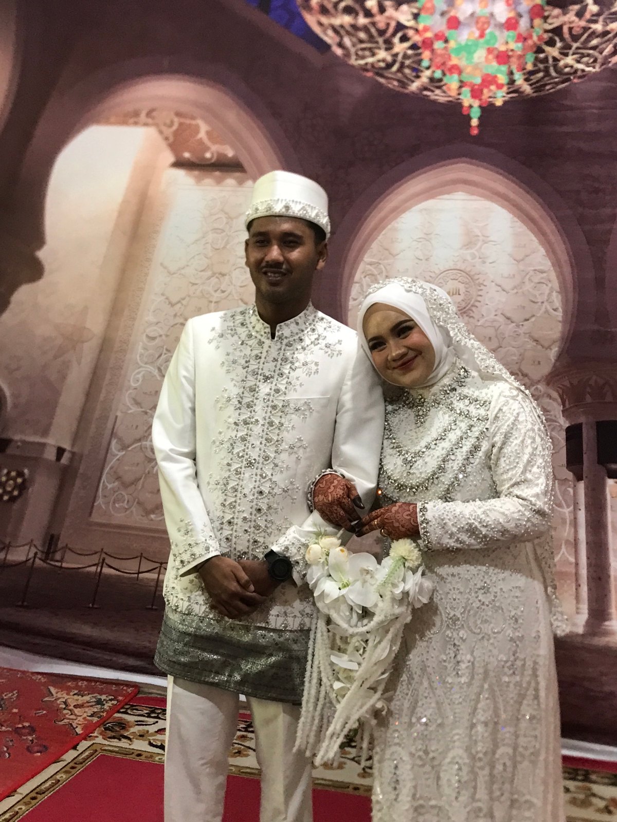 Wedding ceremony photographed in tropical Beunyot, Indonesia