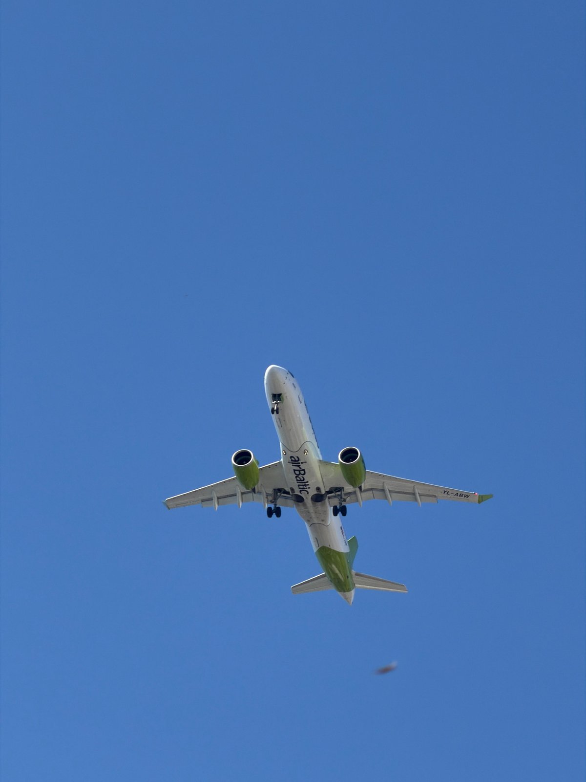 airBaltic flights and street life around Burgas one morning