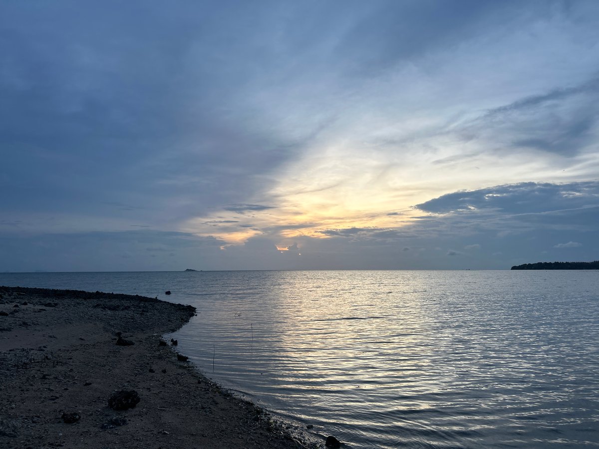 Twilight coastal scenes documented on Koh Phangan, Thailand