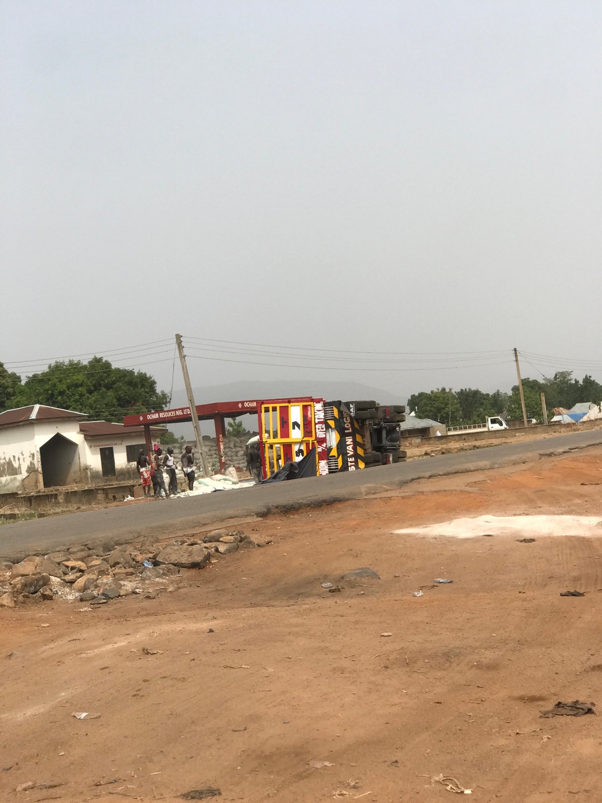 Rural road infrastructure documented in Gidan Waya, Nigeria