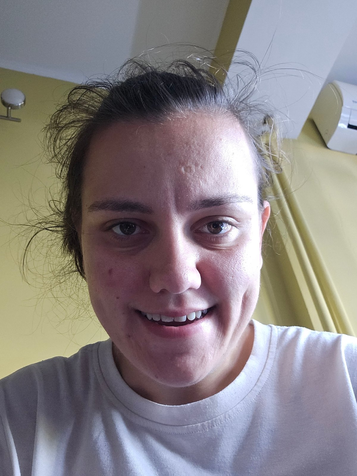 Family morning routine documented across Sofia apartment
