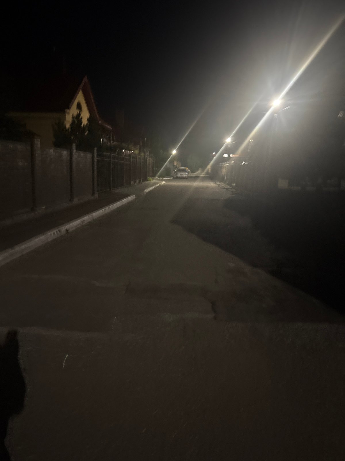 Evening documentation of indoor workspace and nighttime streets in Orekhovka