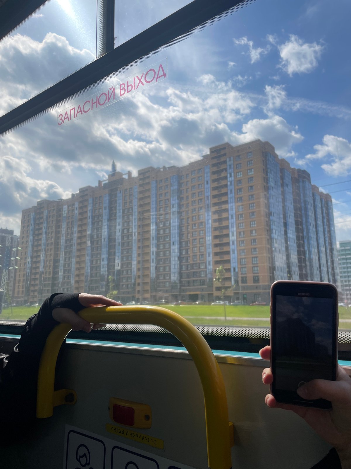 Morning commute captured on Saint Petersburg public transport