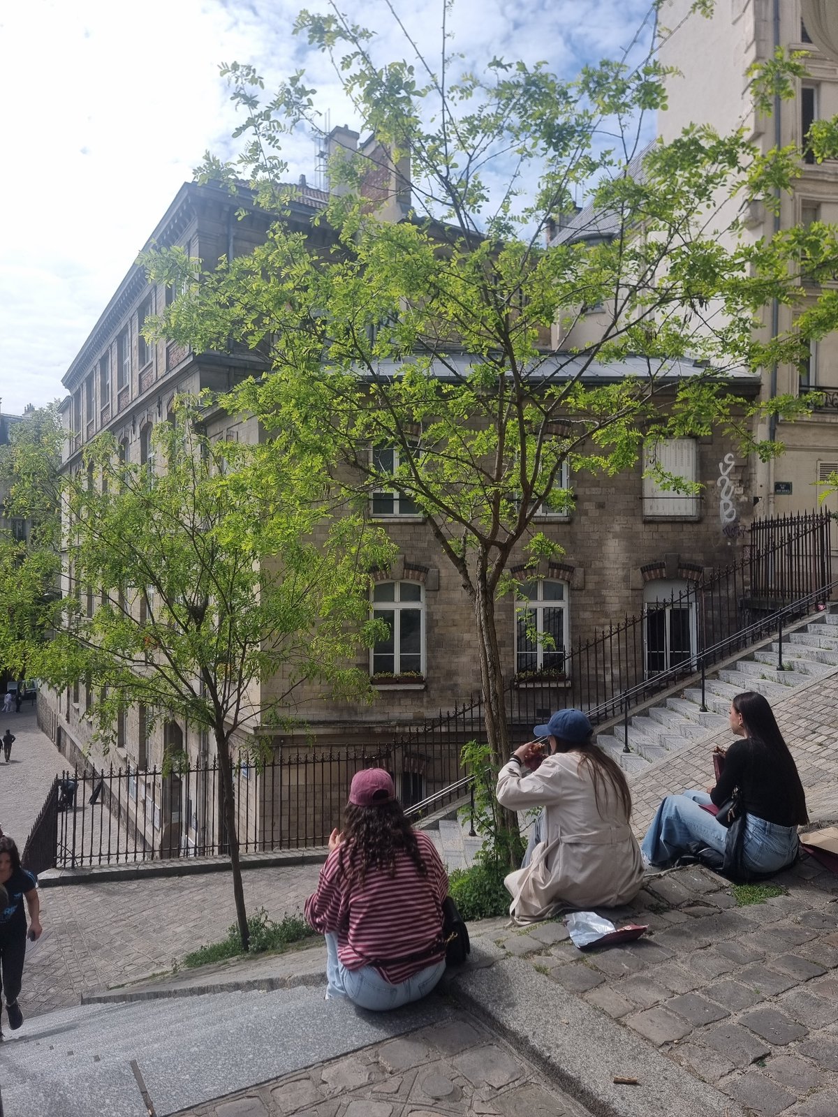 Morning scenes of everyday Parisian life documented across city