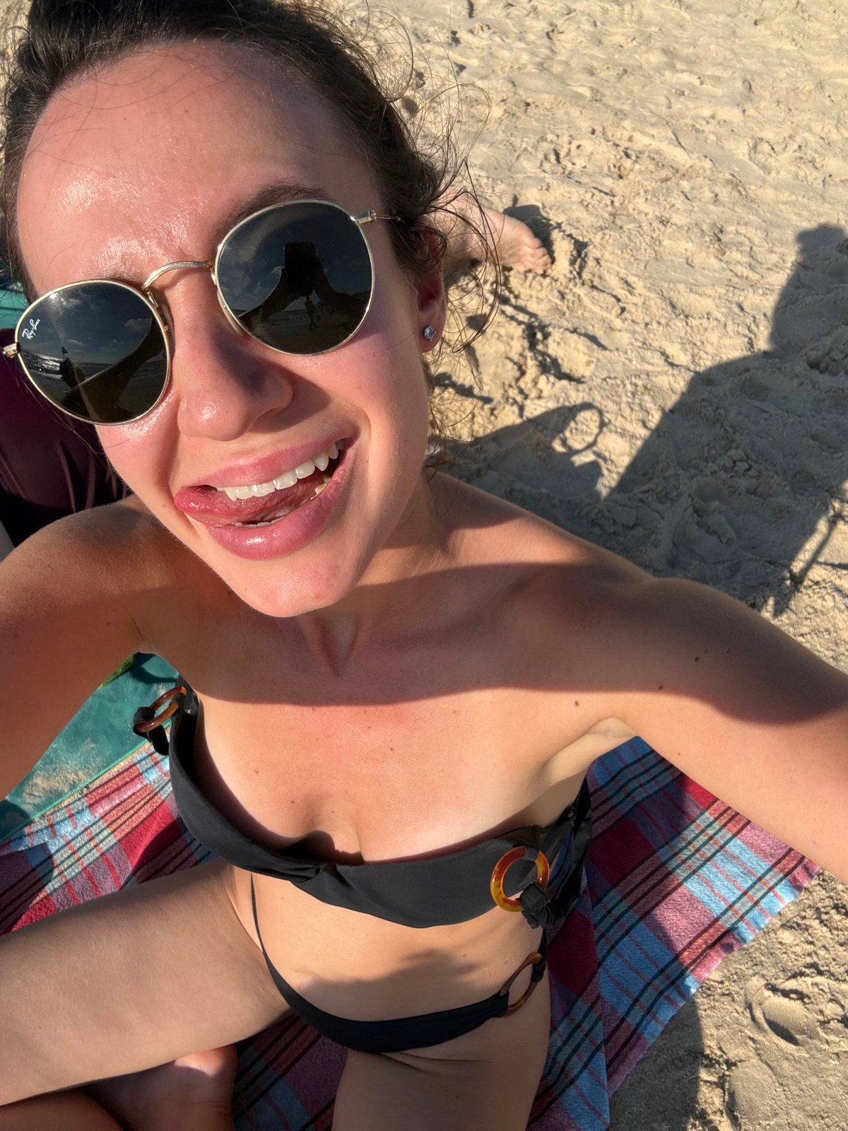 Busy afternoon on a Tel Aviv beach in July