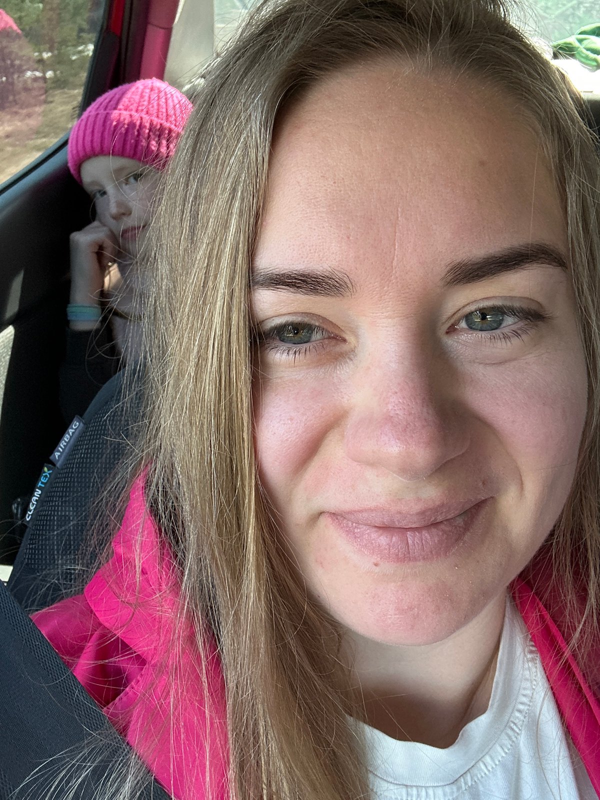 Woman photographed in close-up portrait in Foki, Russia