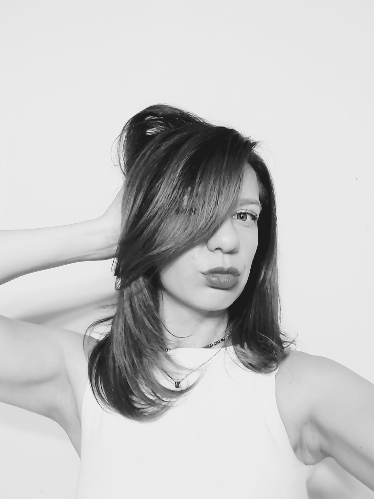 Black and white portrait session in Sofia, evening shoot
