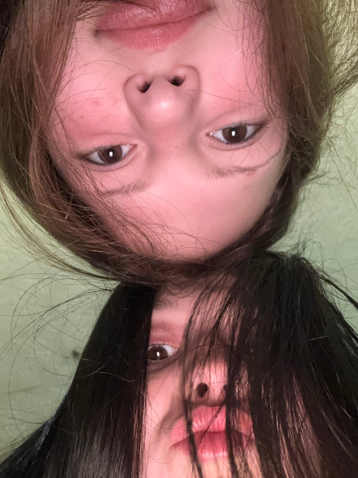 Two people take mirror selfie in Фоки, Russia