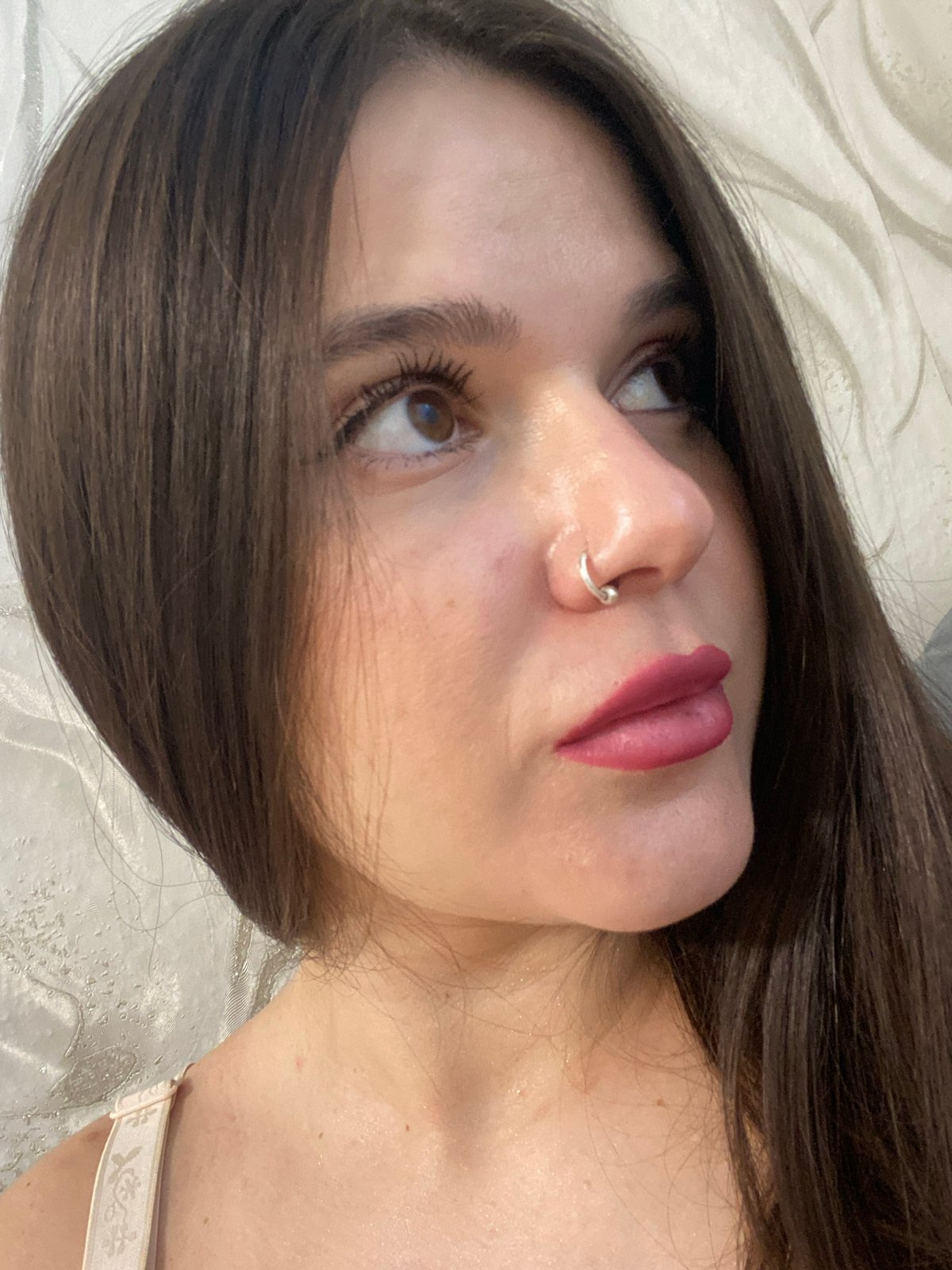 Close-up selfie series in Romny, Ukraine