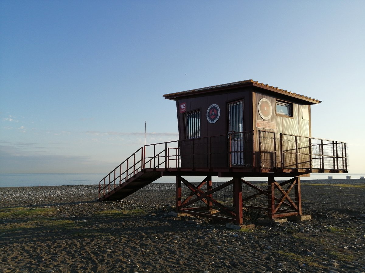 Batumi Boulevard: lakeside reflections, palm-lined paths, and Black Sea shore
