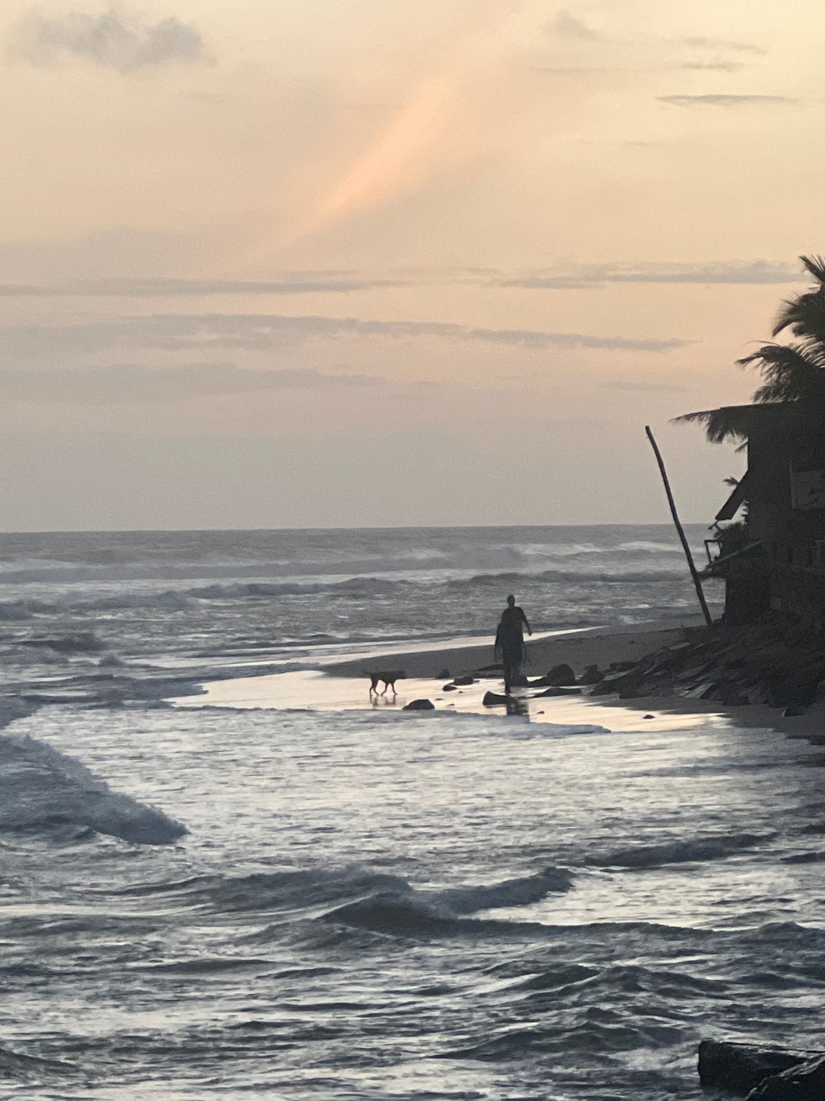 Coastal sunrise or sunset captured at unspecified location