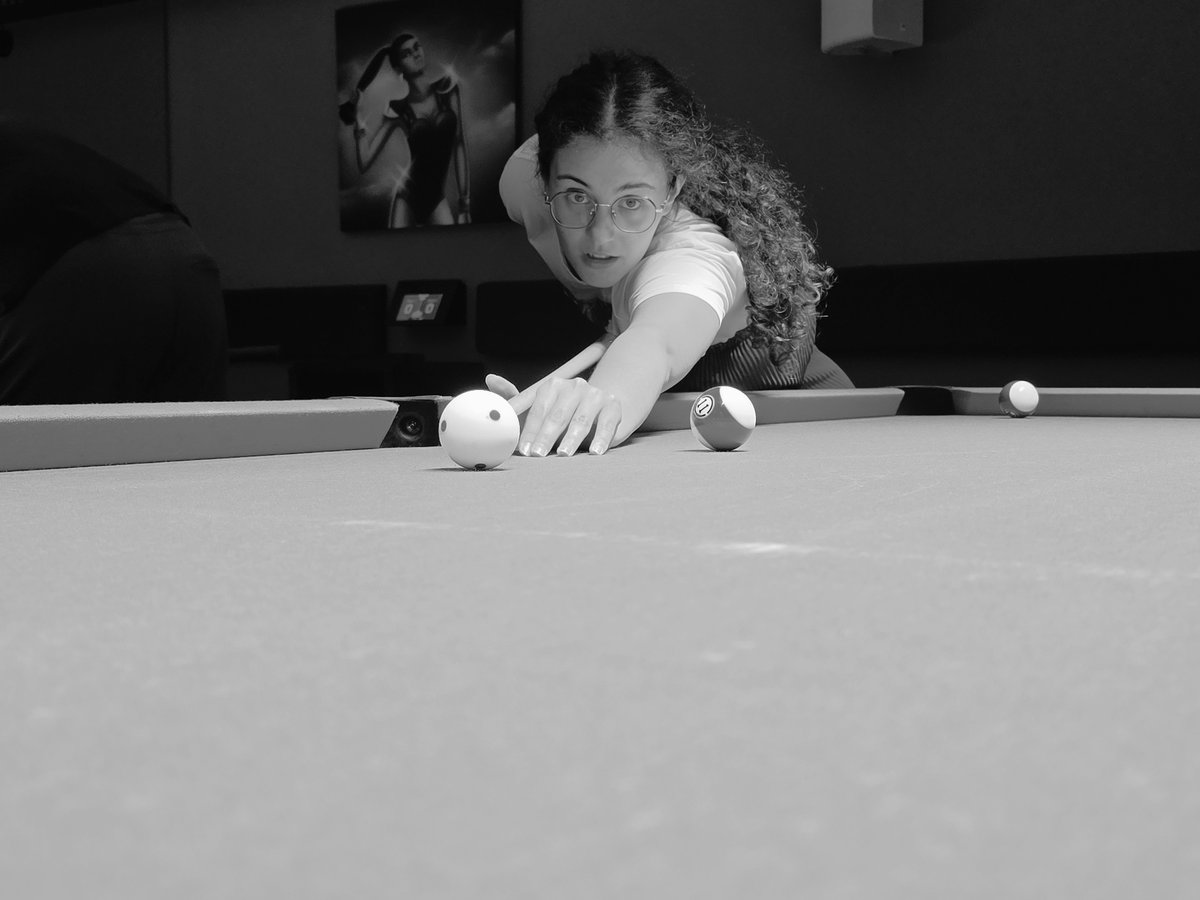 Pool game at a Varna billiards hall, captured from multiple angles