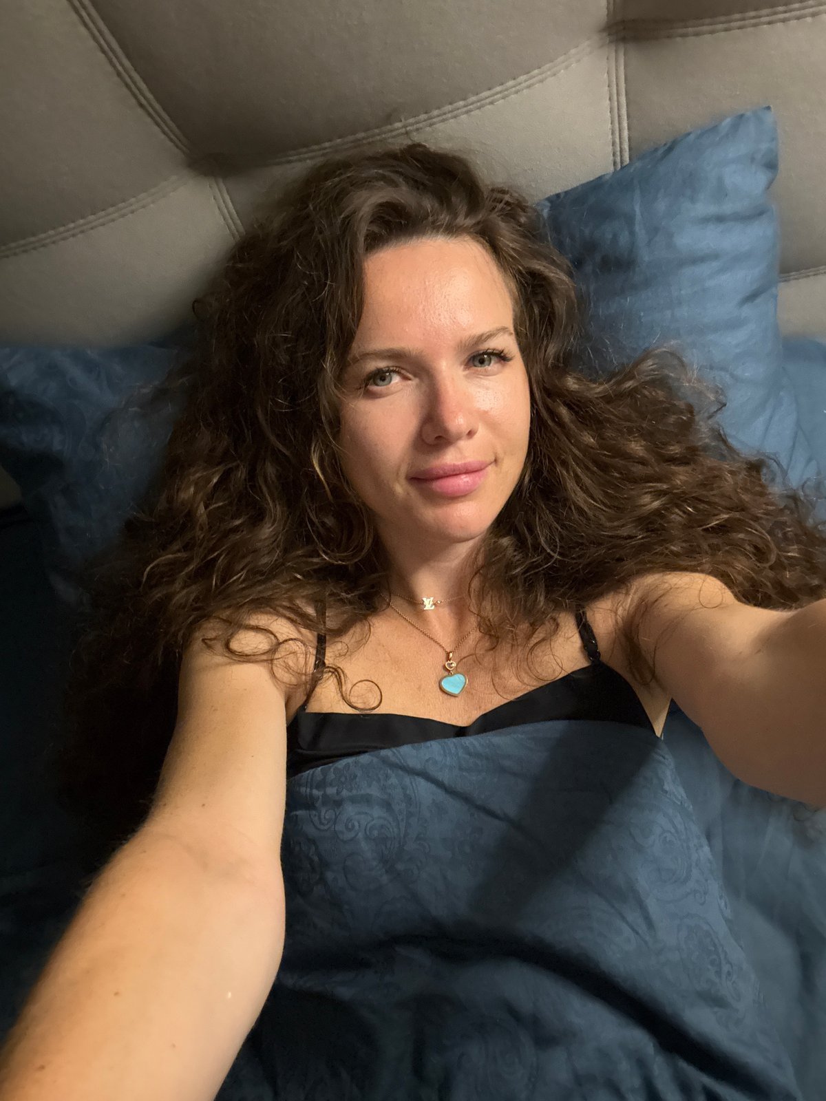 Relaxed bedroom moment in Khimki, Russia.