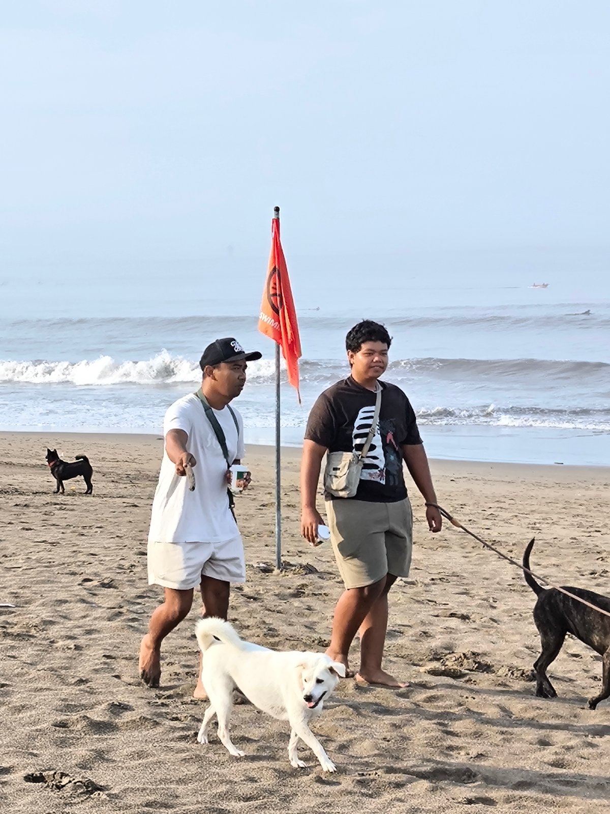 Evening beach activities recorded in Tibubeneng, Canggu Indonesia