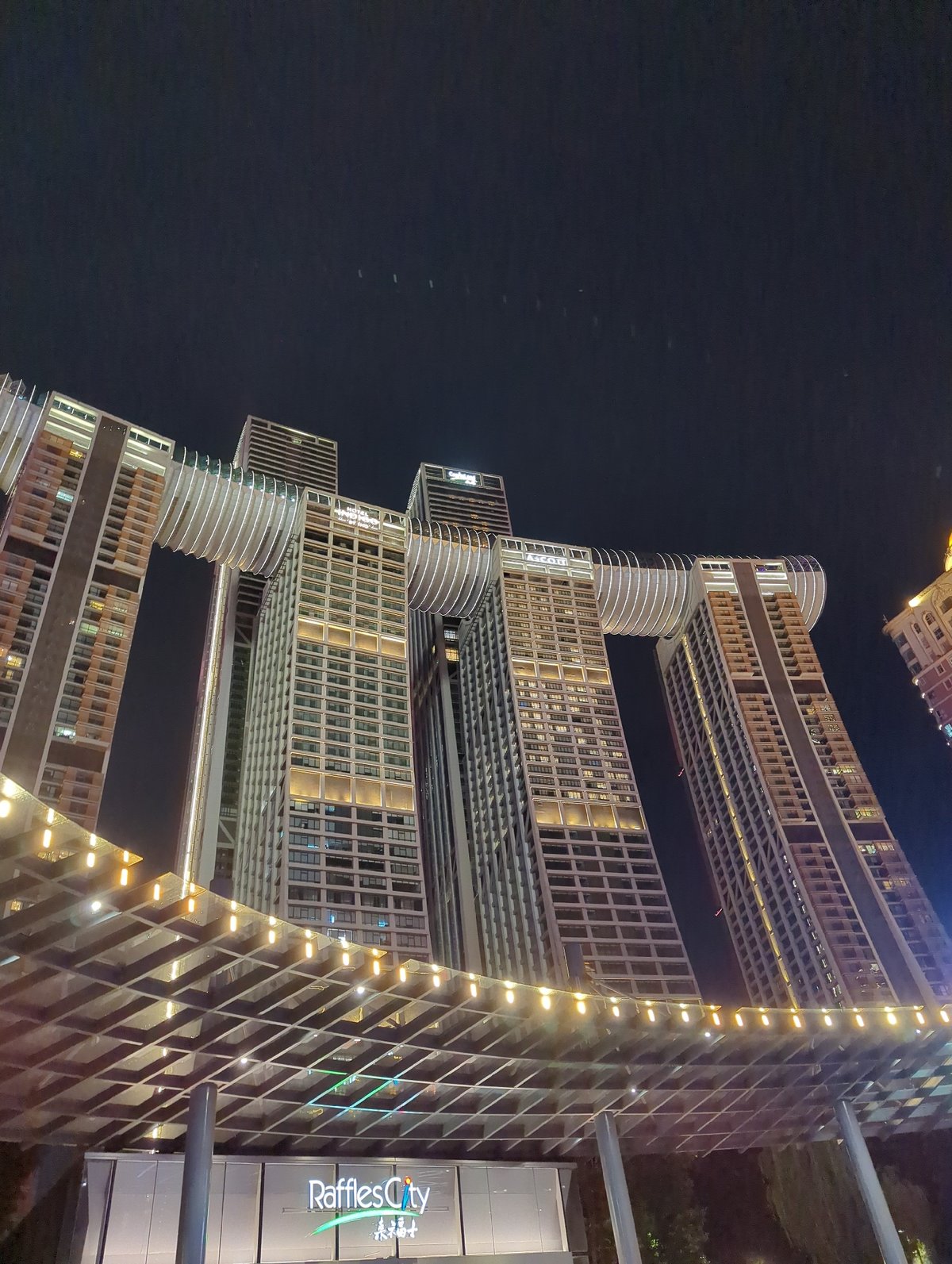 Chongqing's Yuzhong District lit up after dark