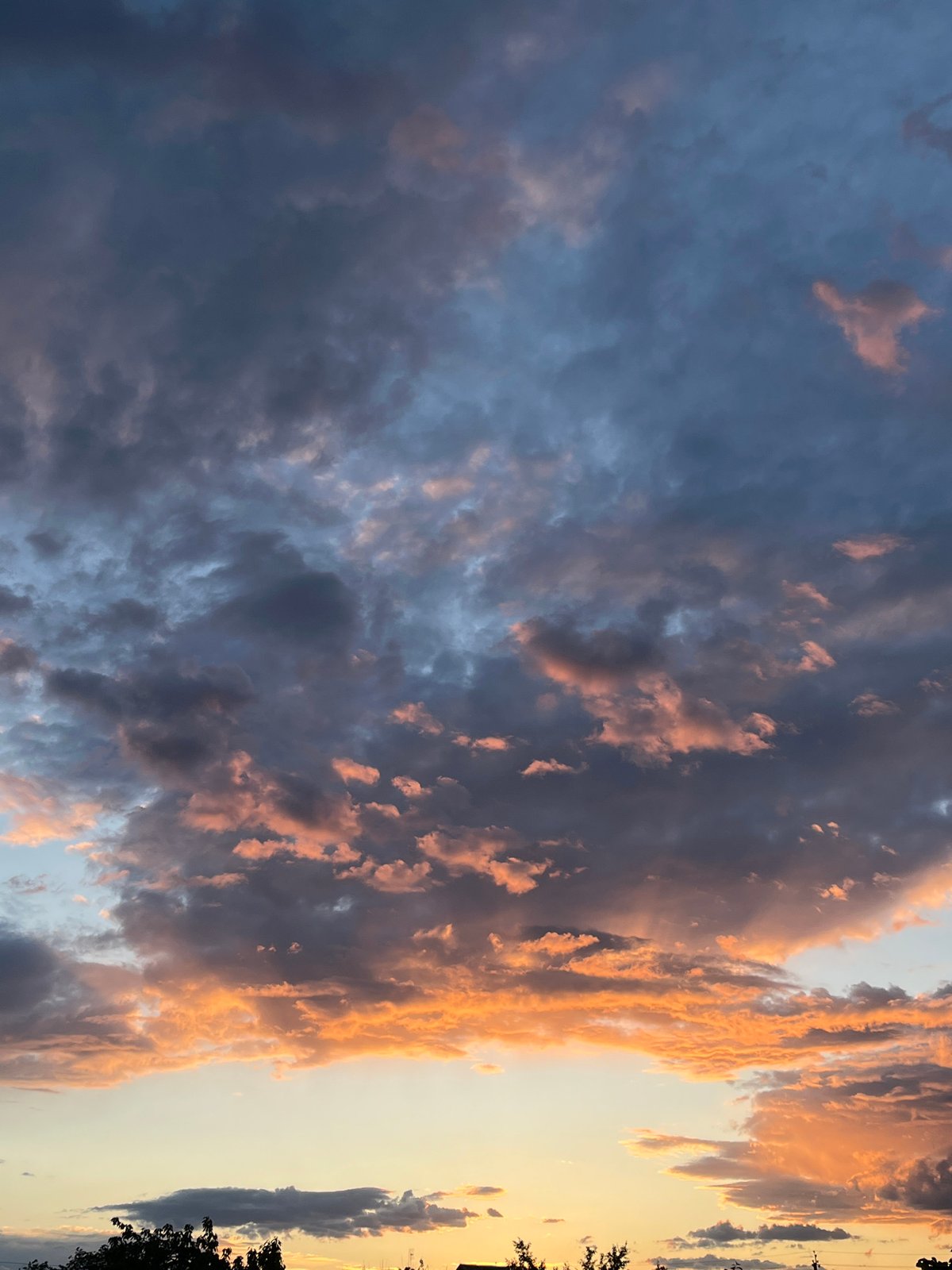 Colorful sunset observed over Slobozia, Moldova residential area