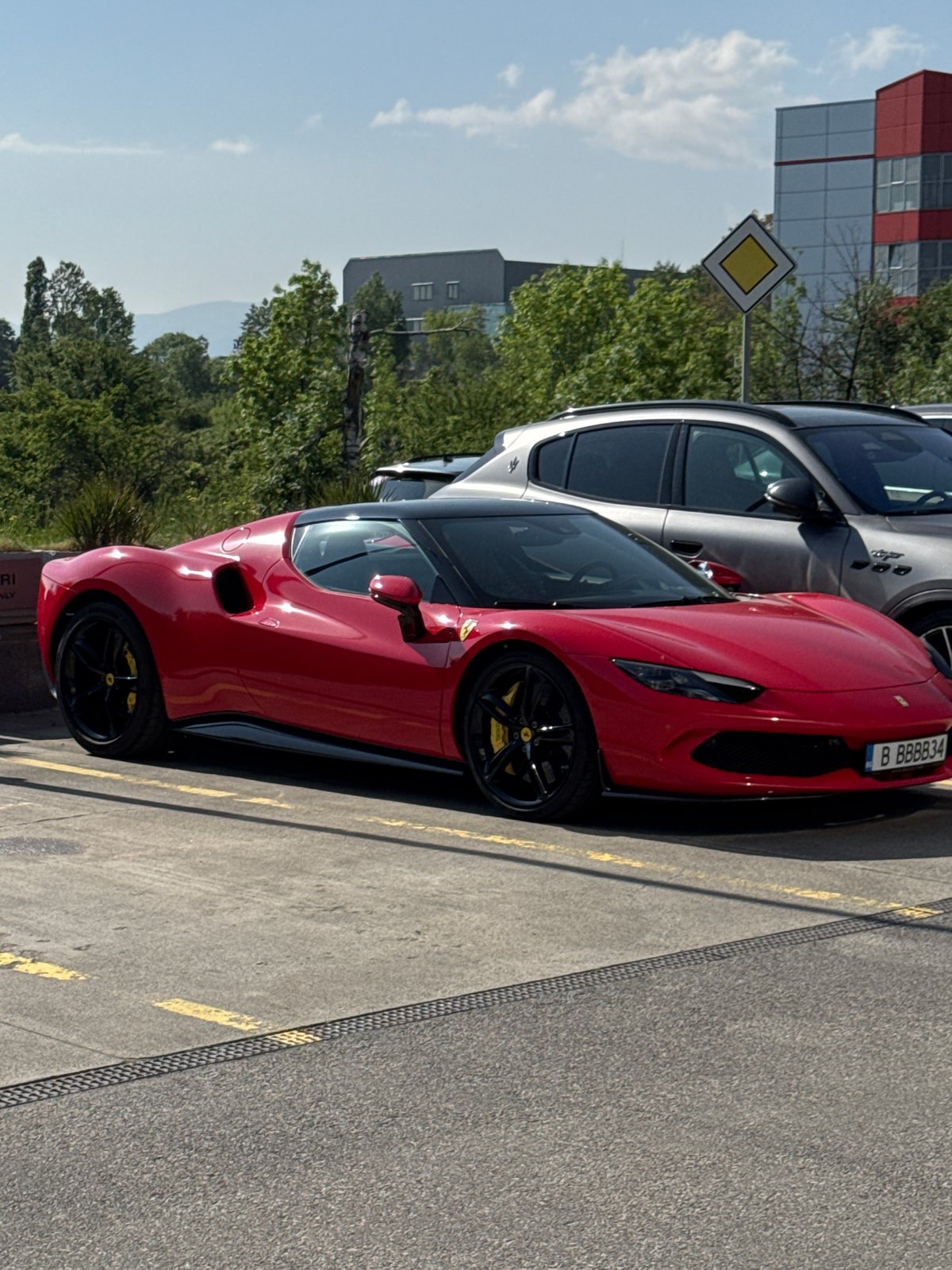 Luxury cars spotted at Sofia dealership early morning