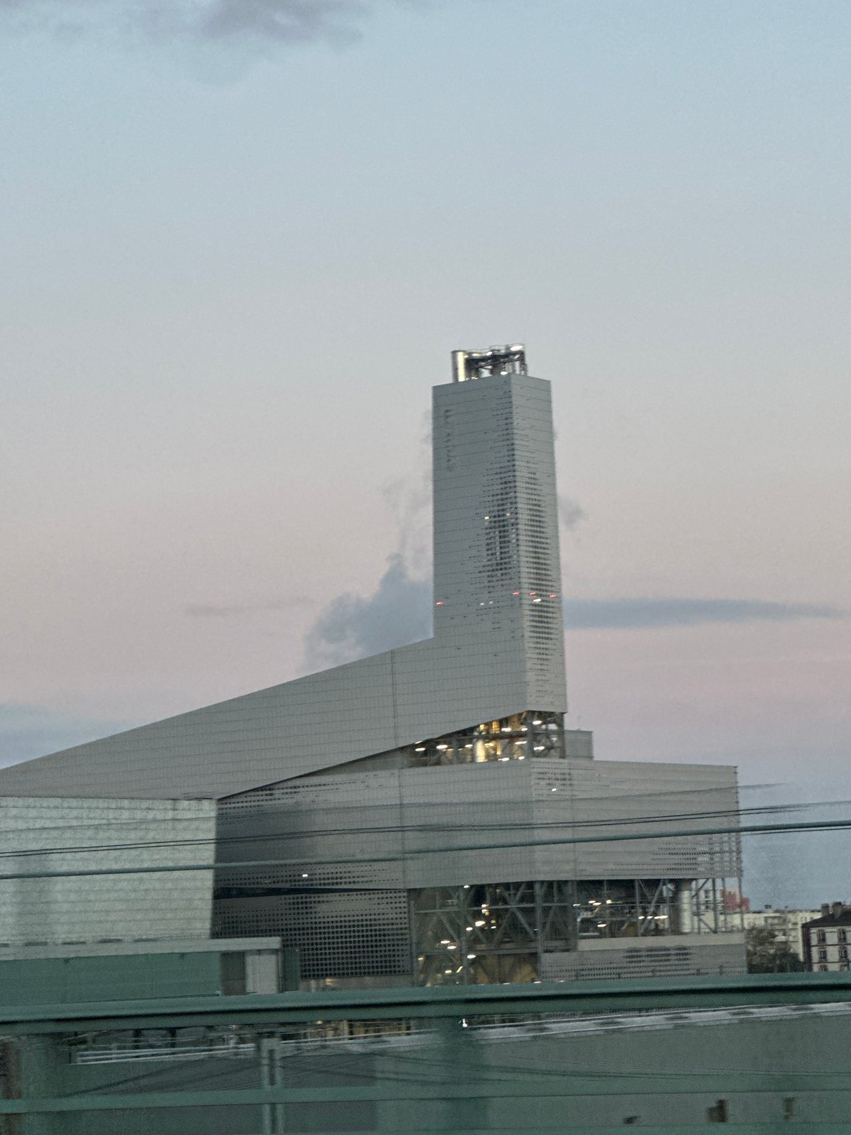 Modern Paris skyline observed from multiple viewpoints during evening