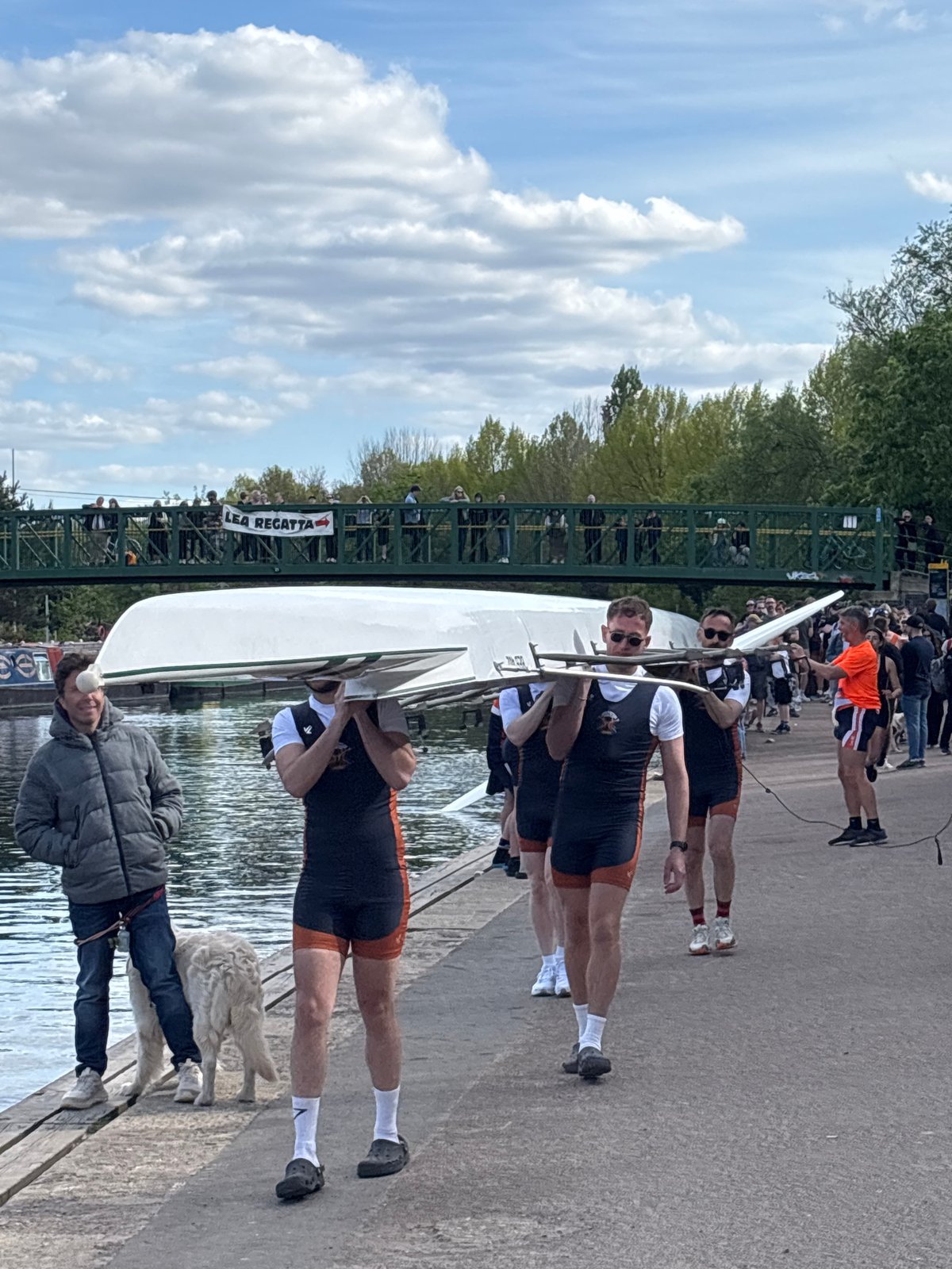 Rowing teams compete at Lea Regatta as crowds gather