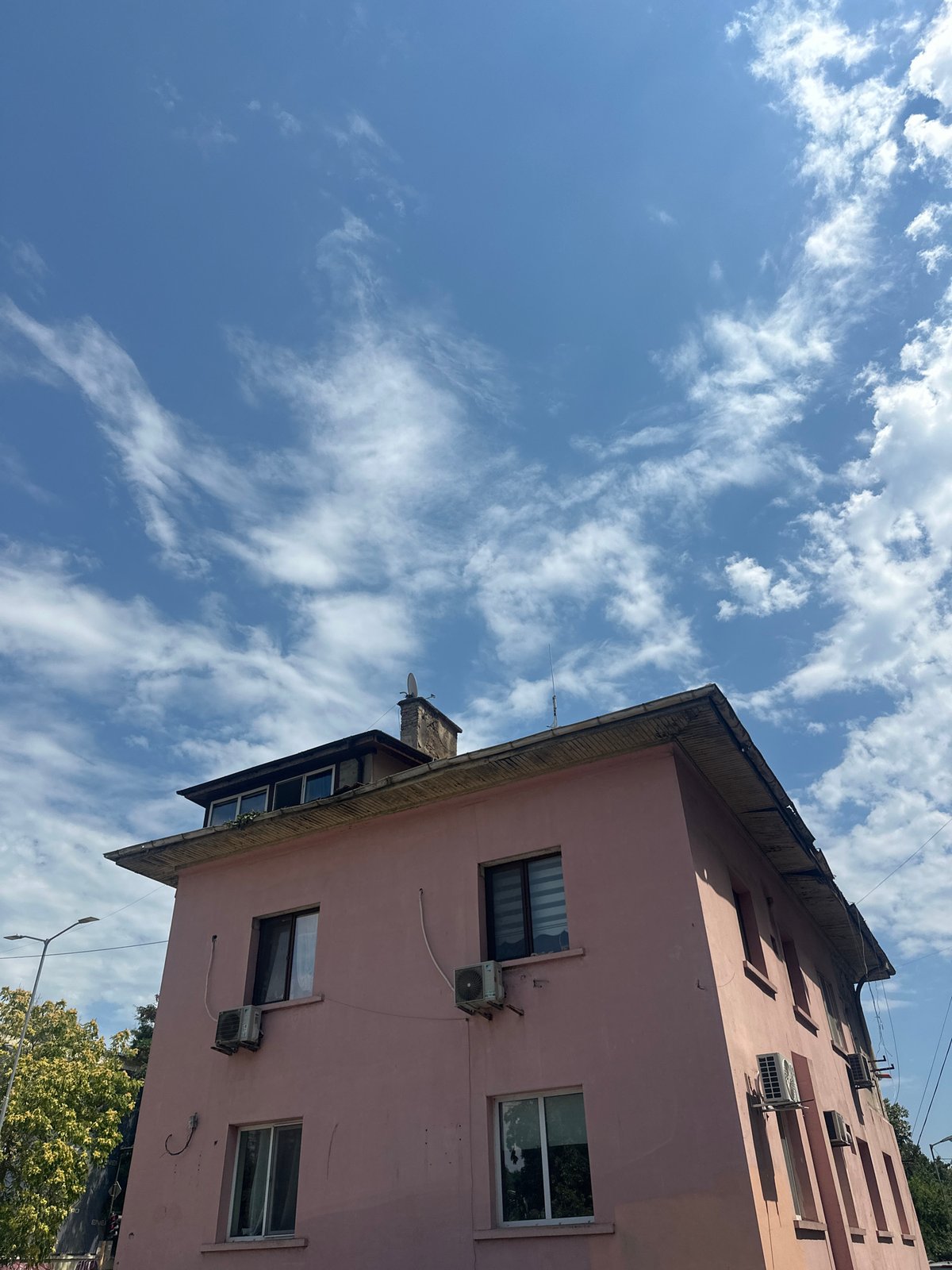 Street-level snapshots of a quiet residential neighborhood