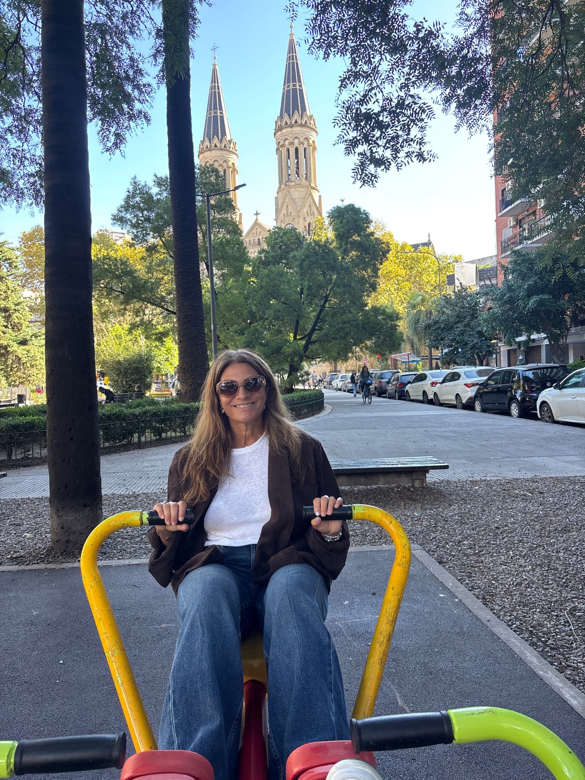 Buenos Aires afternoon scenes: parks, churches, currency, electronics shops