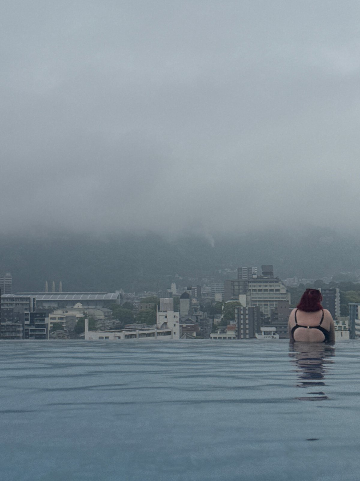 Morning view captured from ANA InterContinental Beppu Resort rooftop