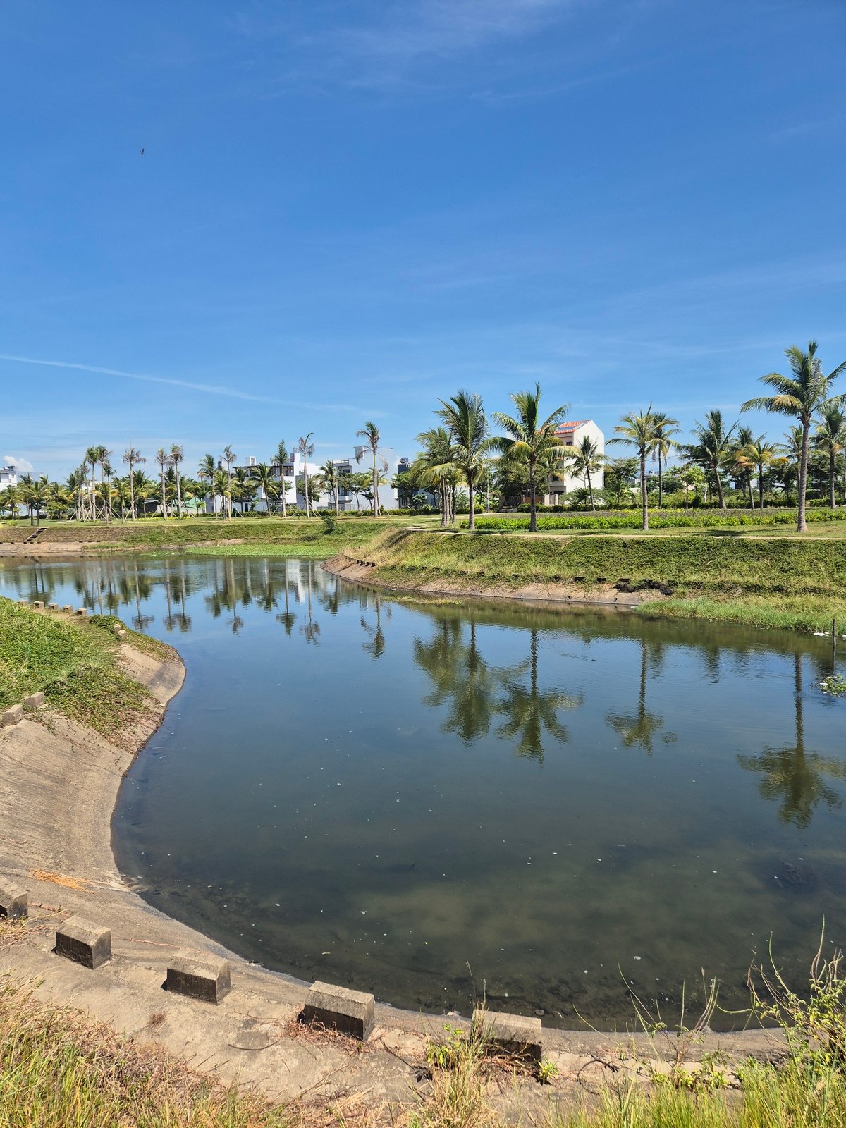 Tranquil canal scene documented in early morning Đà Nẵng