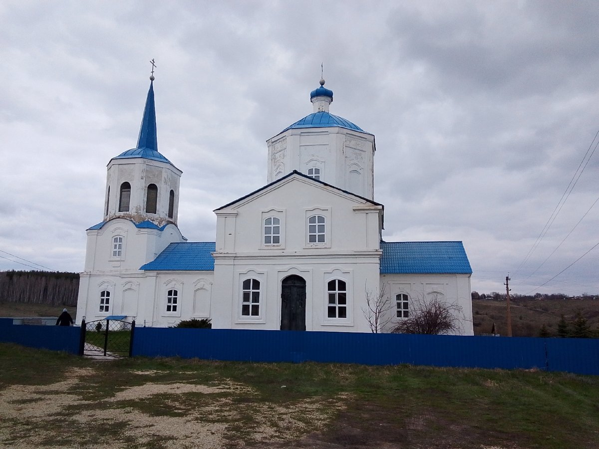 Orthodox Church Documented Under Overcast Skies in Rural Russia
