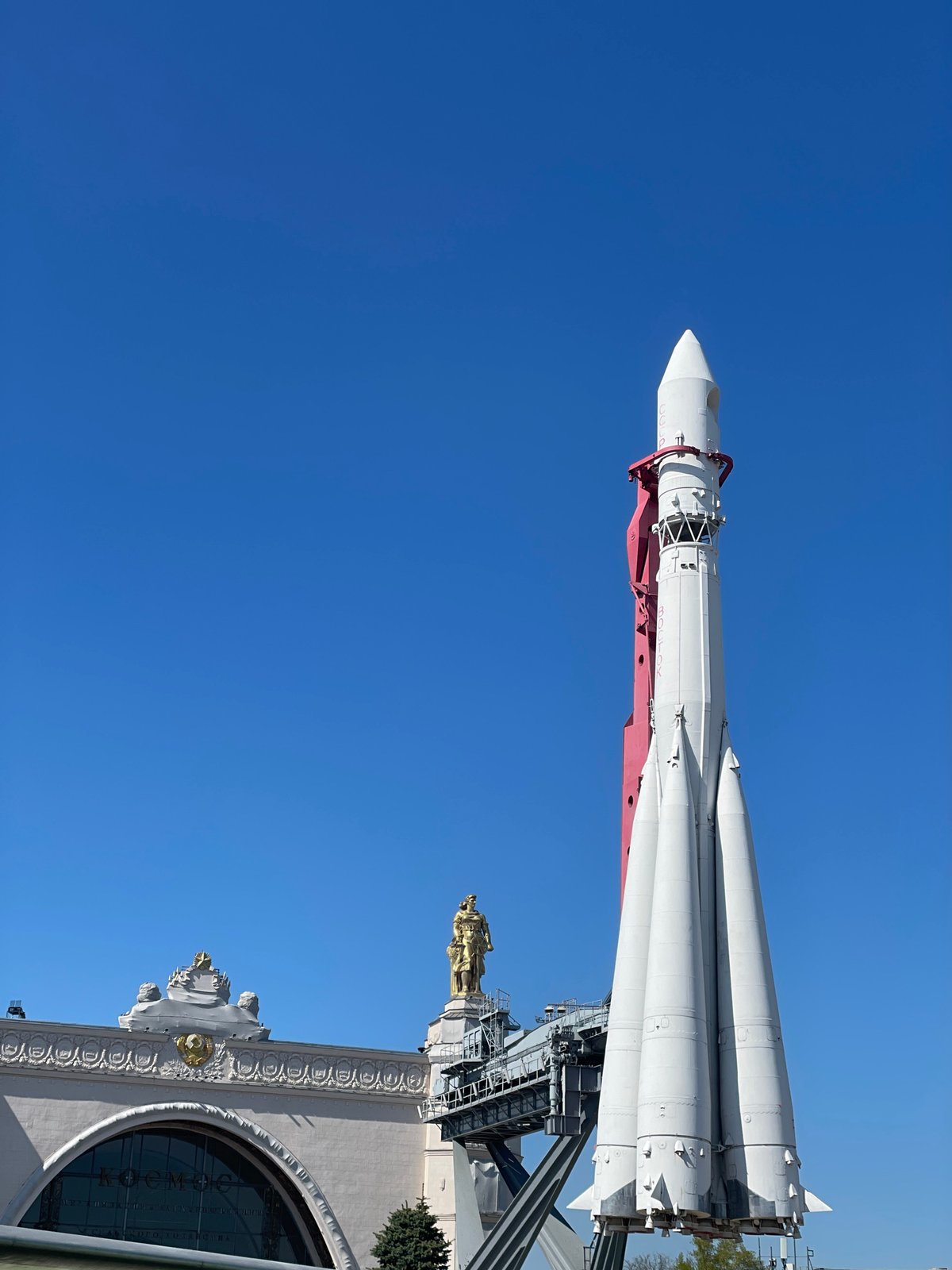 Aviation museum exhibits documented in Moscow display area