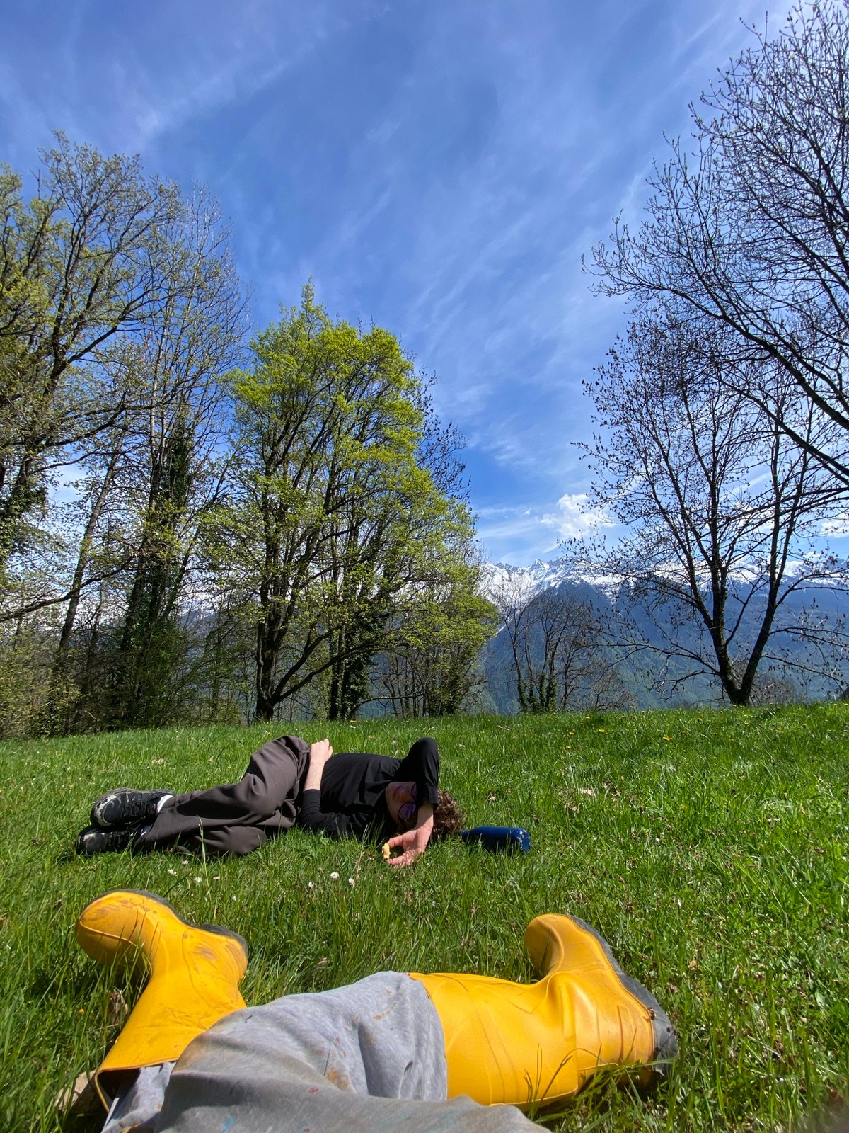 Two people spotted outdoors in Saint-Georges-d'Hurtières on sunny day