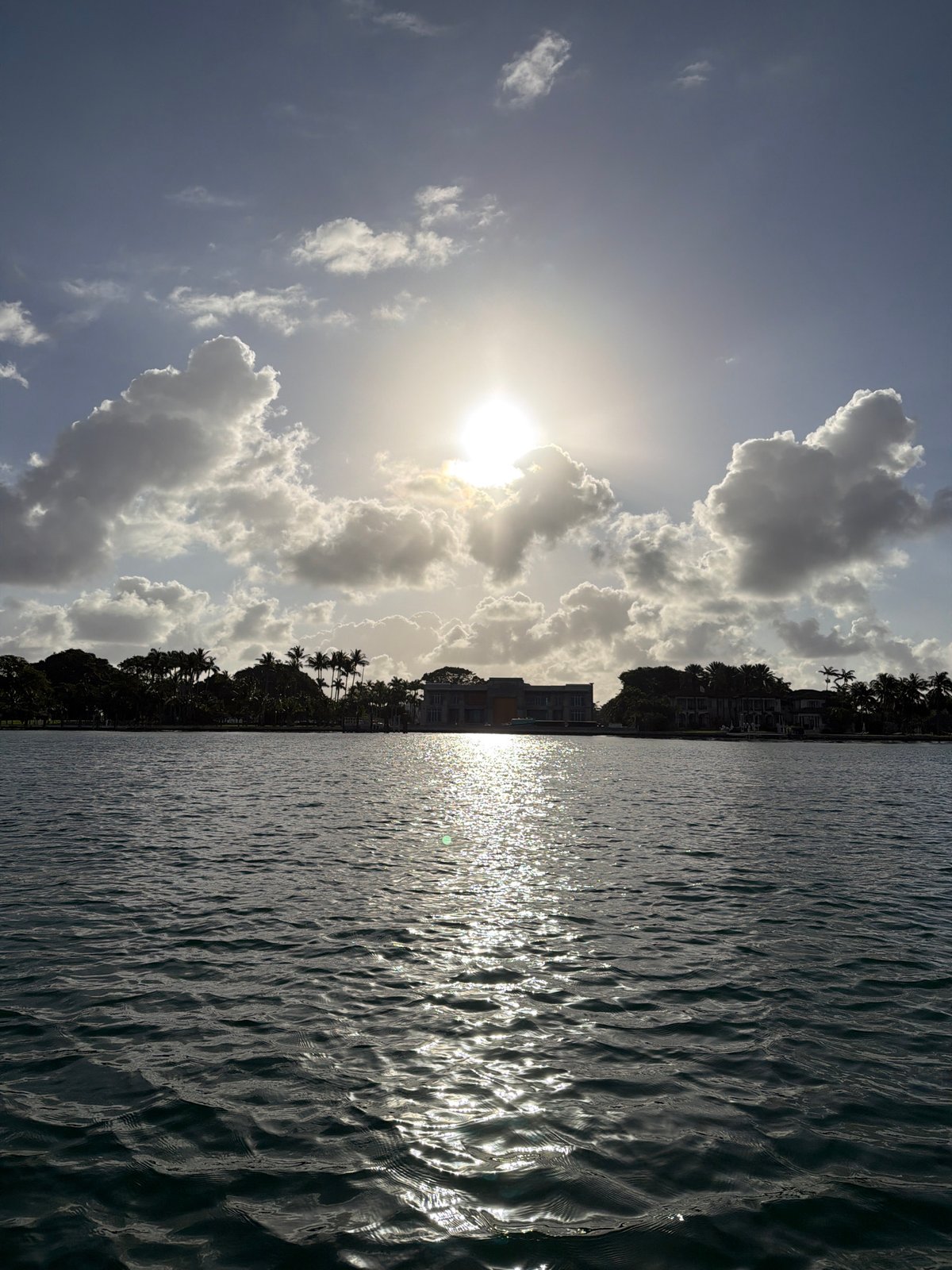 Sunny waterfront moment captured in Bay Harbor Islands Florida