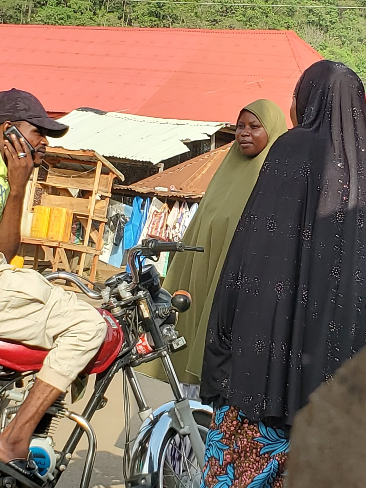 Morning street life documented in Mararaba, Nigeria