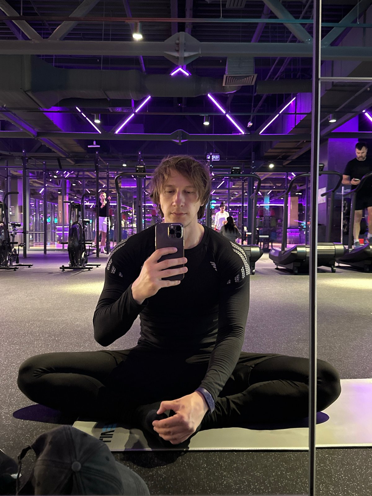 Midday workout session at Panatta Zone gym in Murino