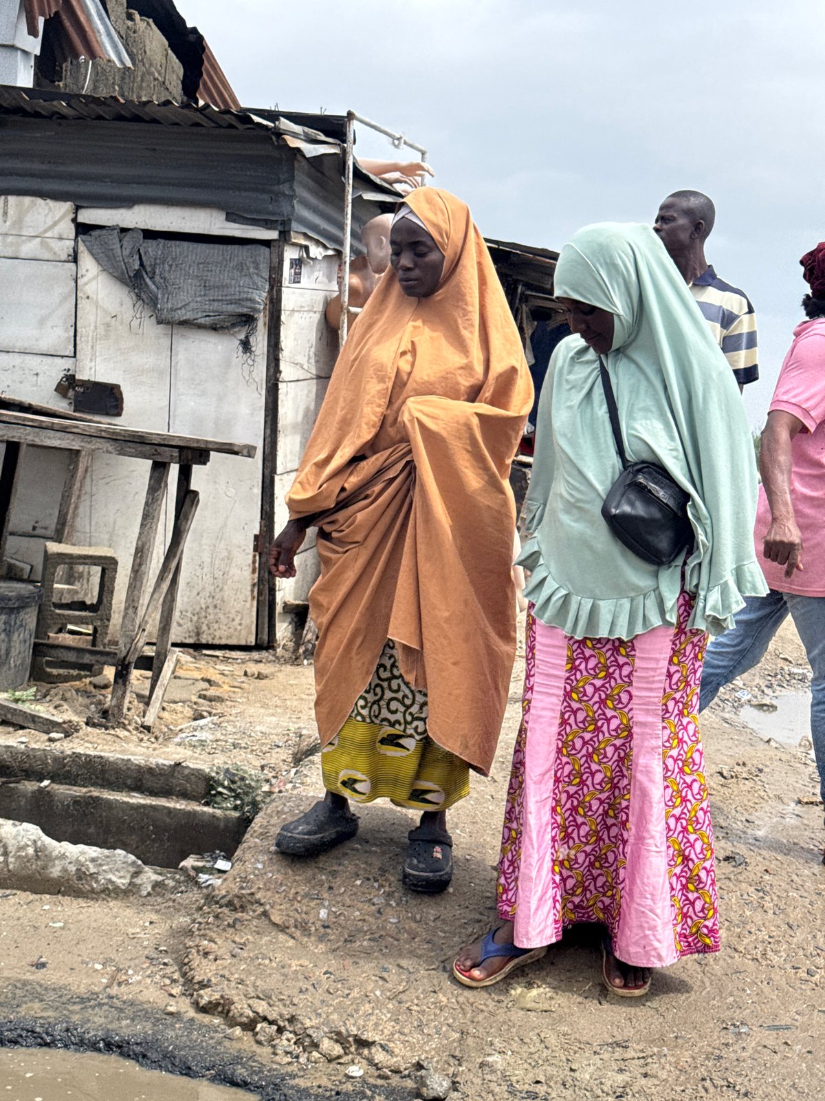 Street life and delivery activity in Ado, Nigeria