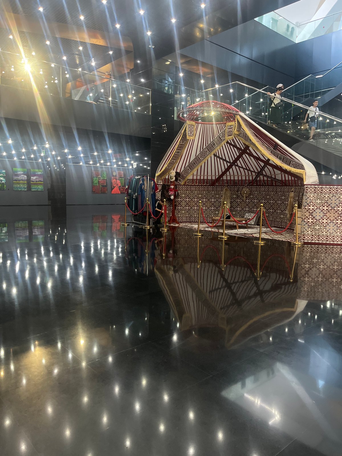 Leonardo da Vinci exhibition and cultural landmarks in Astana
