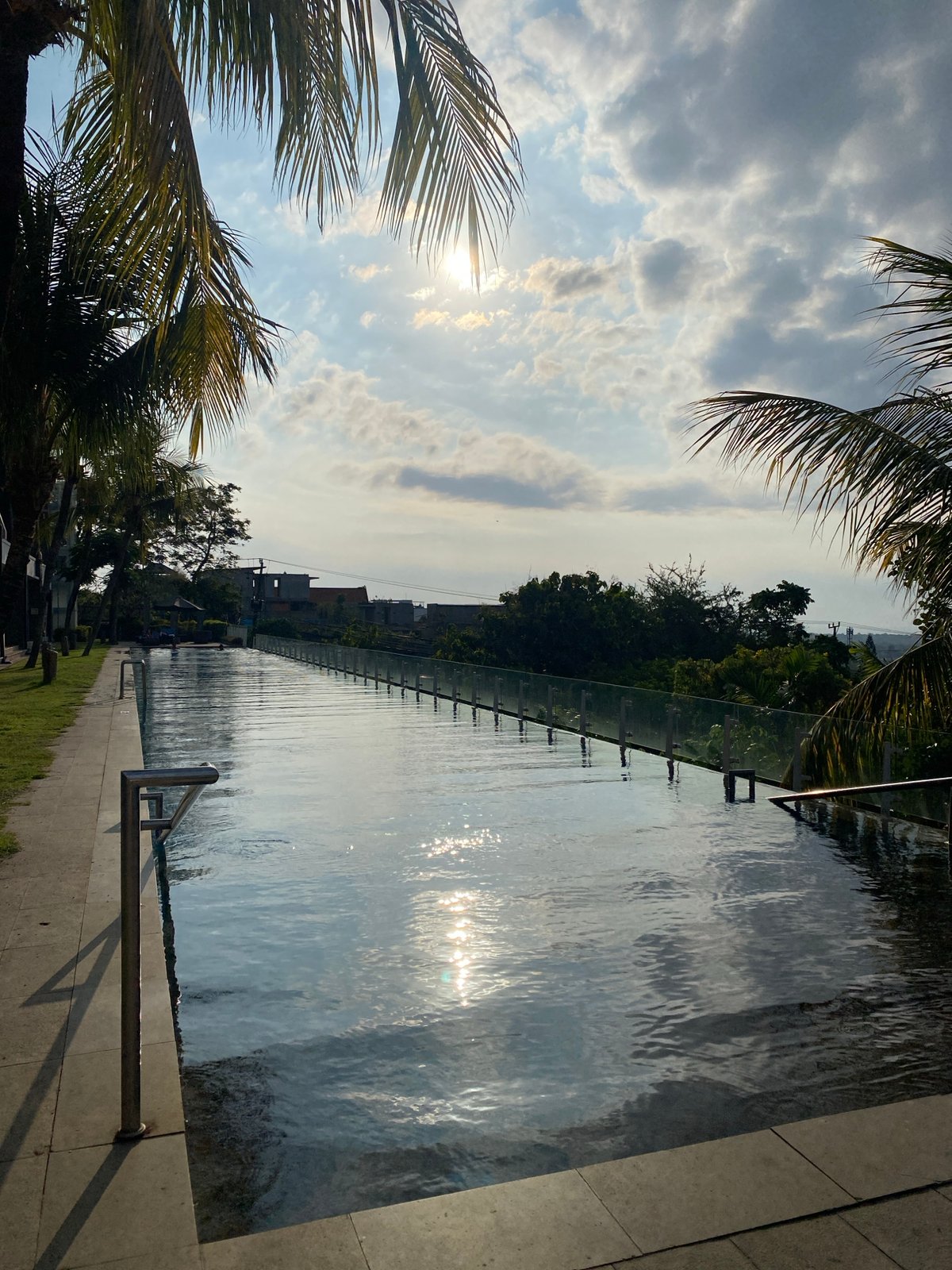 Resort morning in Kuta Selatan, Bali, with Savaya in view