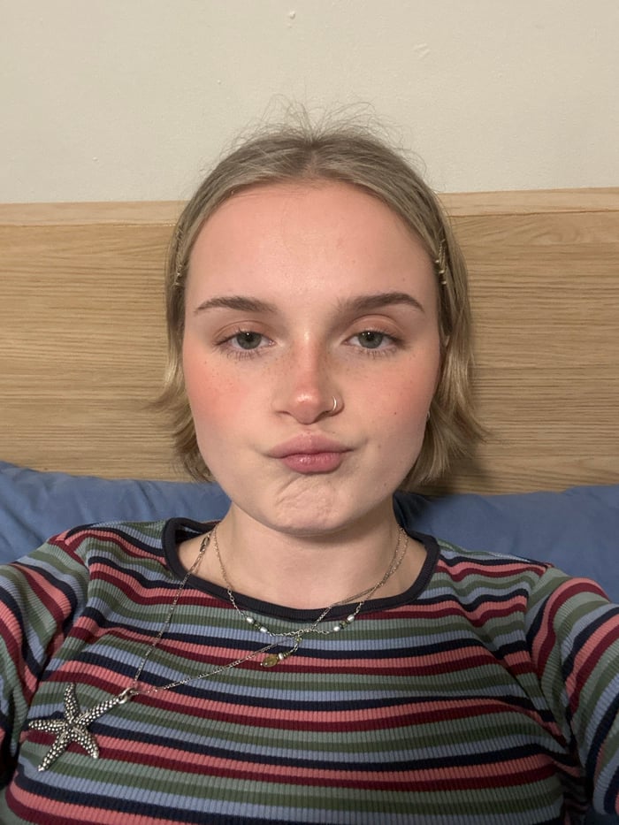 Young woman photographed in multiple poses during Vancouver morning session